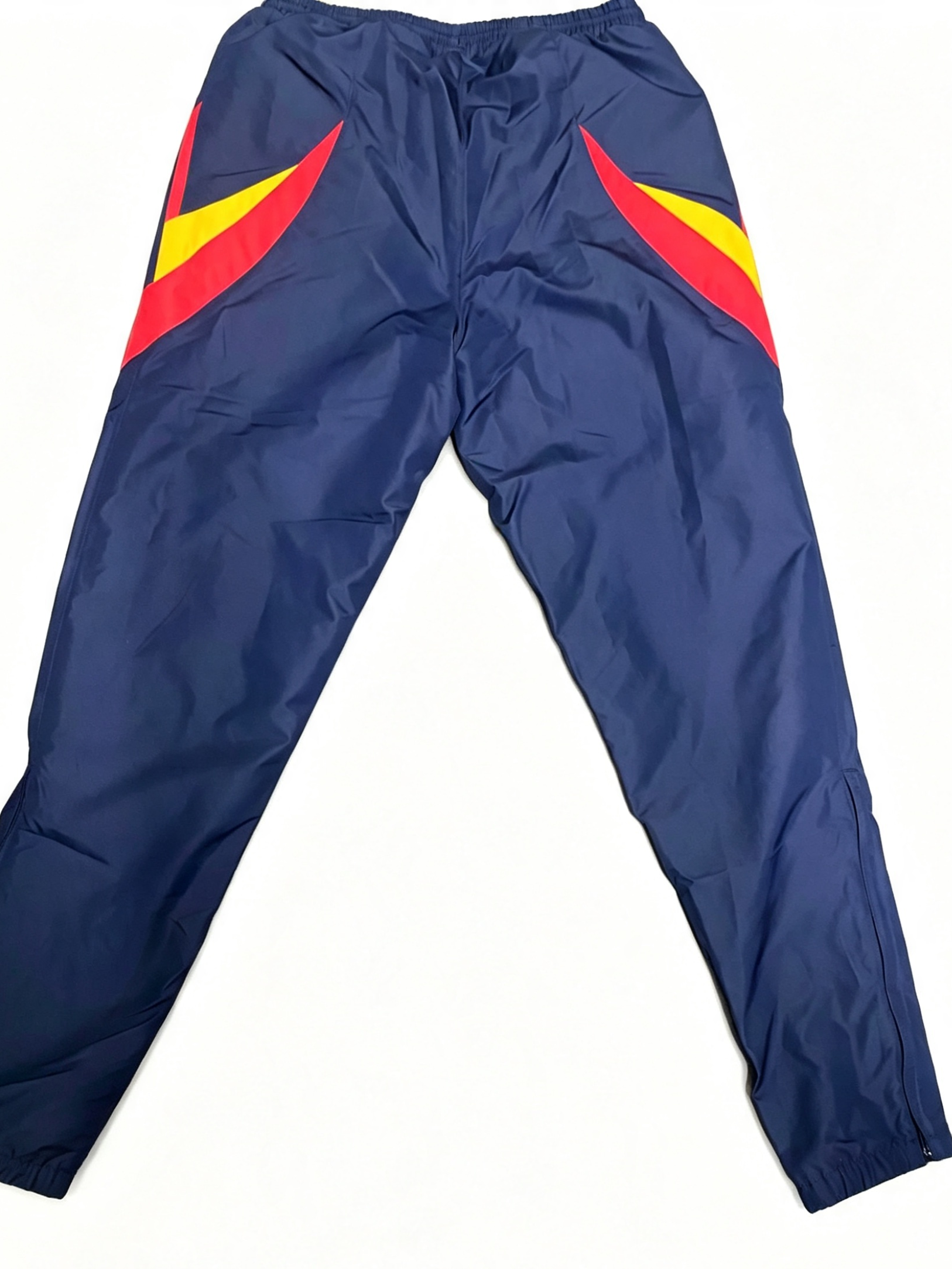 Adidas Spain National Team Vintage Track Pants | Navy Blue / Red / Yellow | Windbreaker Trousers