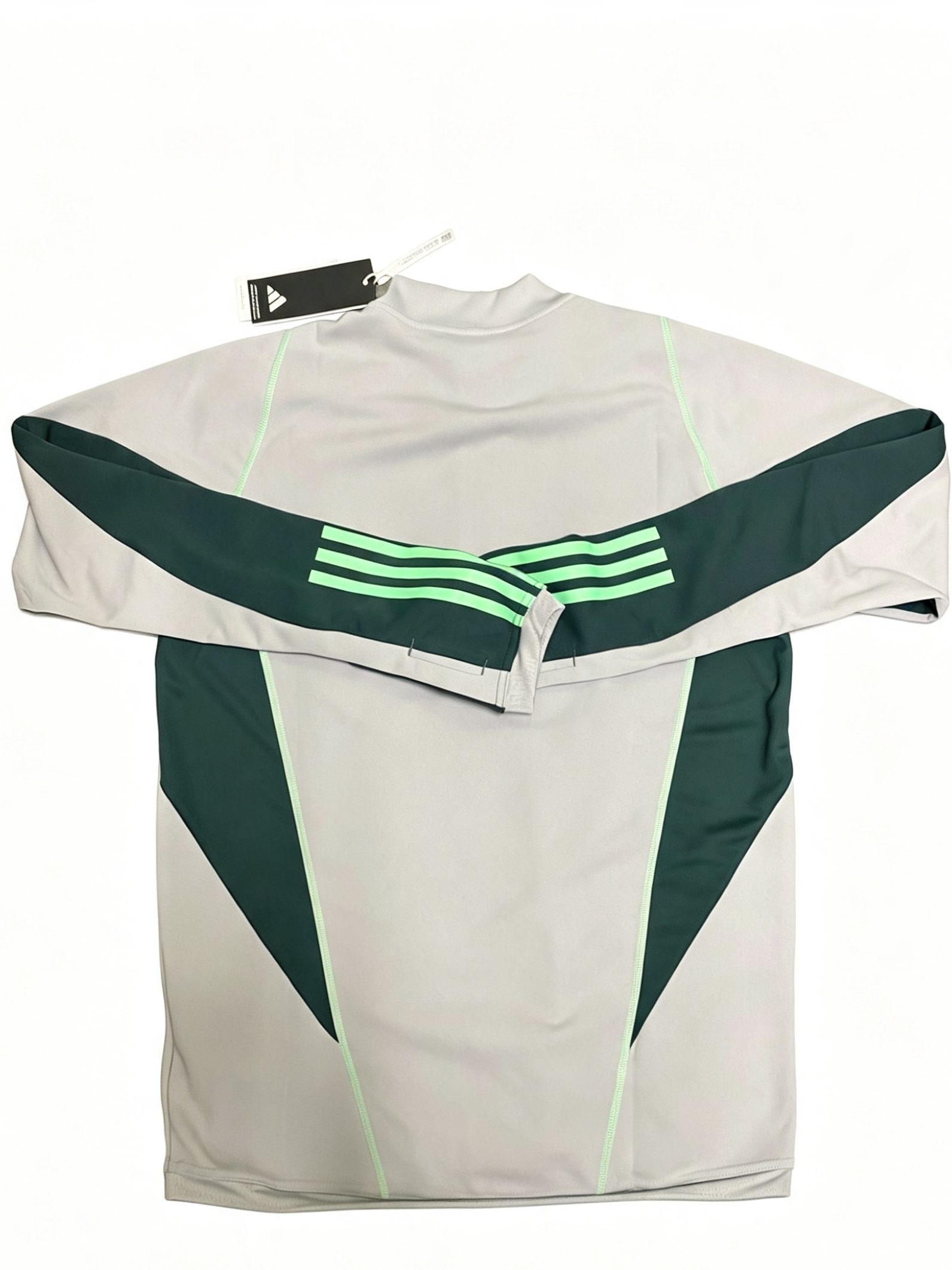 Adidas Celtic FC Training Top 1/4 Zip – Grey / Green – Brand New