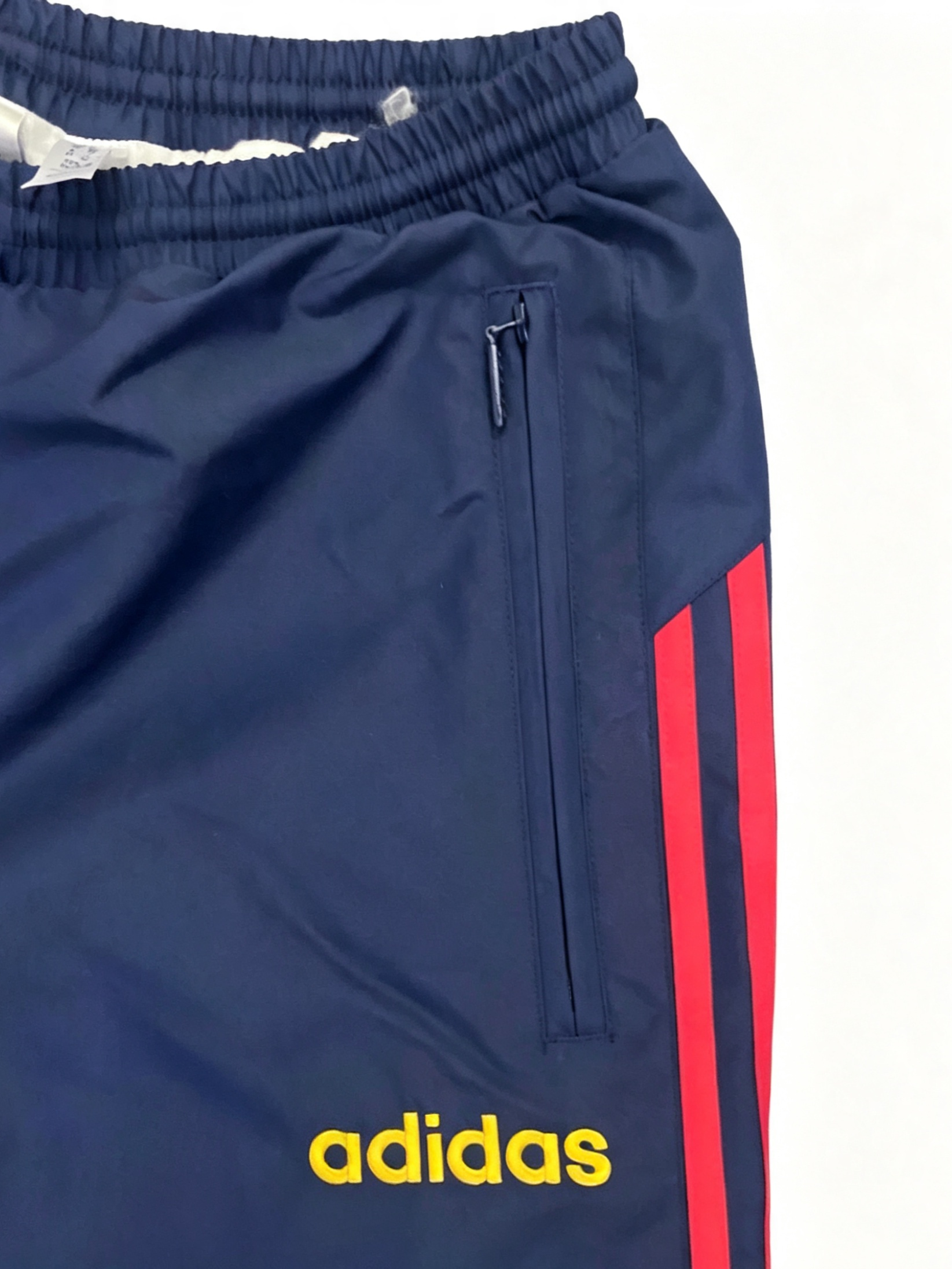 Adidas Spain National Team Vintage Track Pants | Navy Blue / Red / Yellow | Windbreaker Trousers
