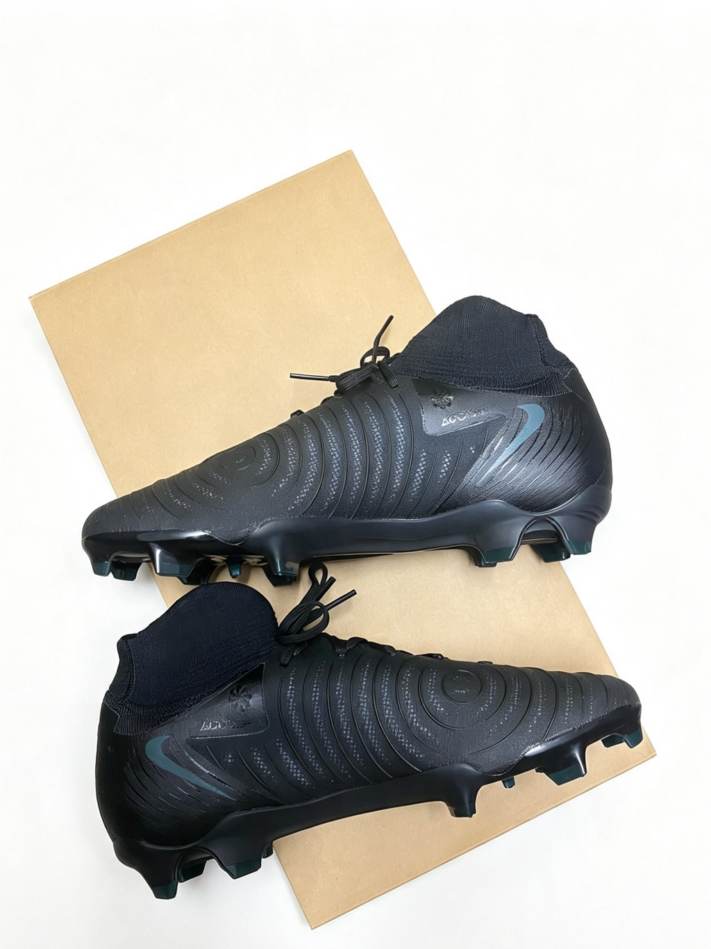 Nike Phantom Luna 2 Pro Firm Ground Football Boots – Black / Dark Teal – Brand New