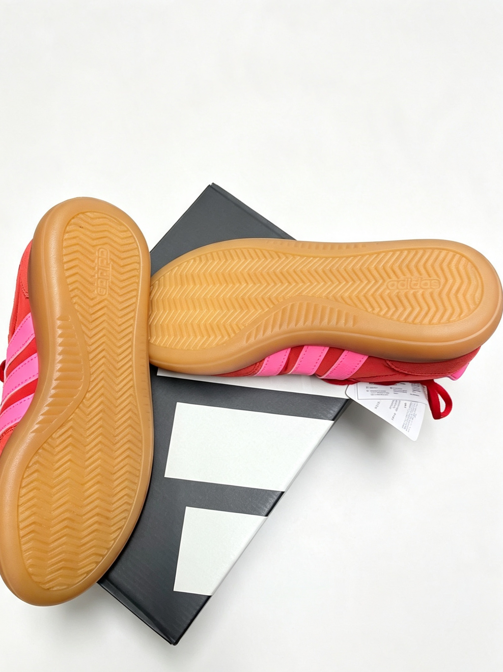Adidas Originals Barreda – Red / Pink / Gum – Brand New In Box