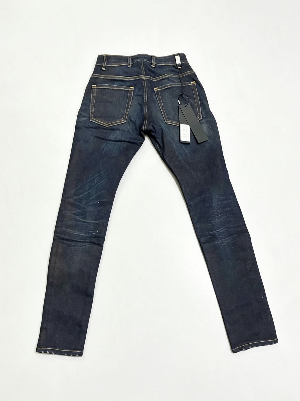 Represent R1 Men's Slim Fit Distressed Jeans – Dark Indigo – W30 – BNWT
