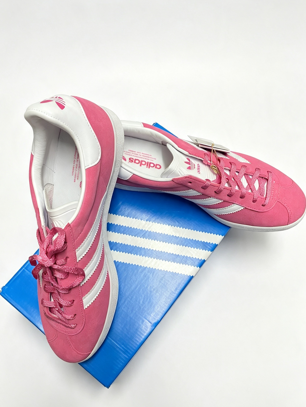 Pink Adidas Gazelle 85's Girls Sneakers Shoes