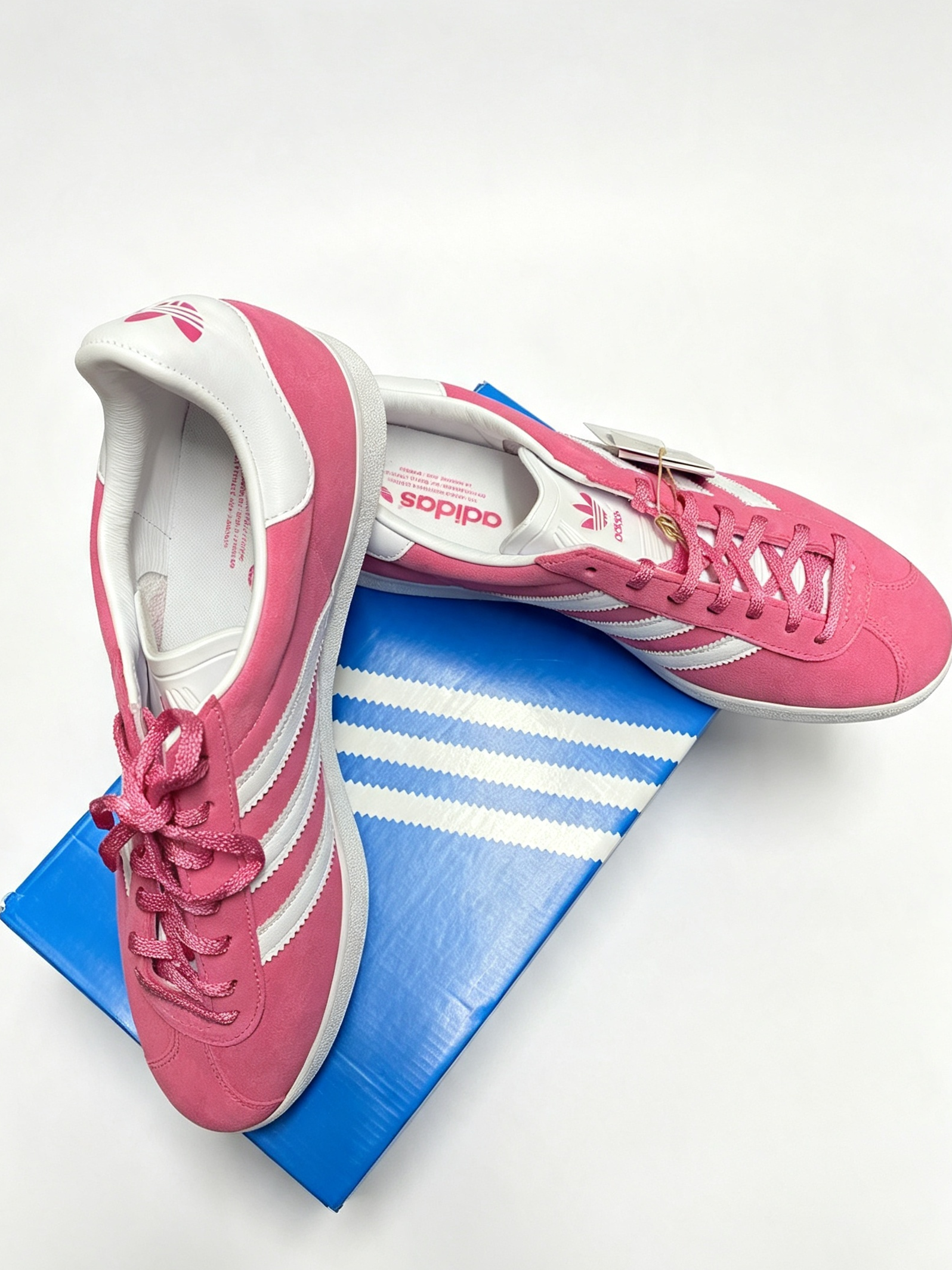 Pink Adidas Gazelle 85's Girls Sneakers Shoes
